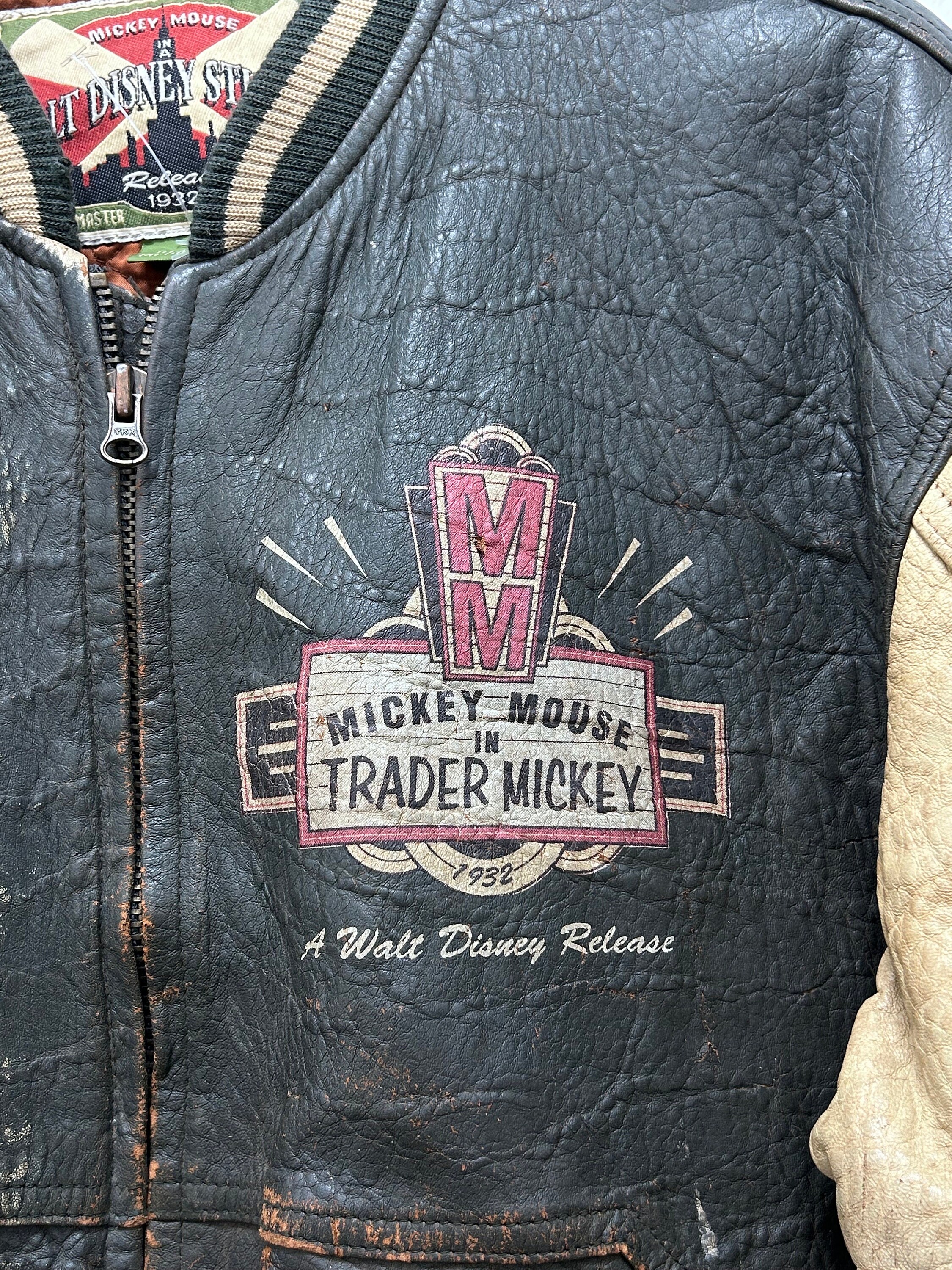 Walt Disney Studios Leather Bomber Jacket for the Release of