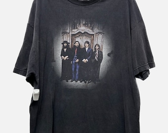 Vintage 1990s THE BEATLES 'hey Jude' Black Black Cotton Crewneck T