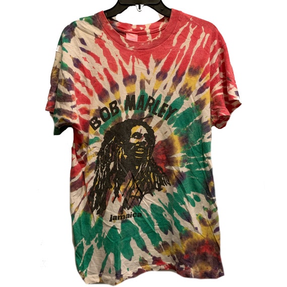 Vintage 90’s tie dye Bob Marley tee
