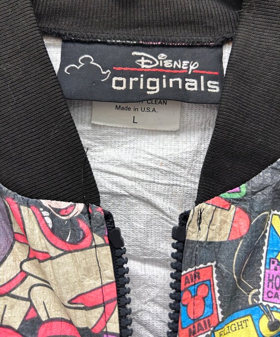 1990's Mickey Mouse Around the World Paper Jacket - image 3