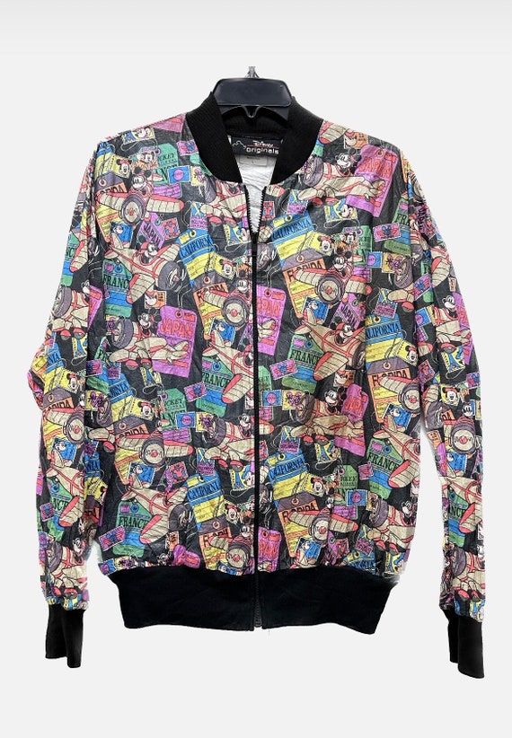 1990's Mickey Mouse Around the World Paper Jacket - image 1