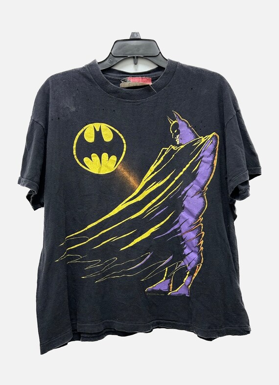 1989 Single Stitch Batman Division 1 Graphic Shirt