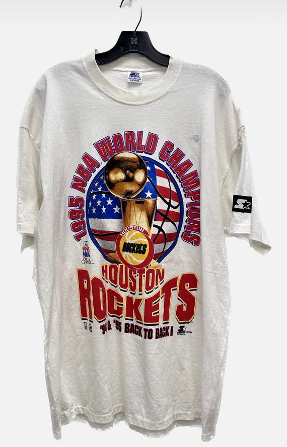 1995 NBA World Champions Houston Rockets Single stitc… - Gem