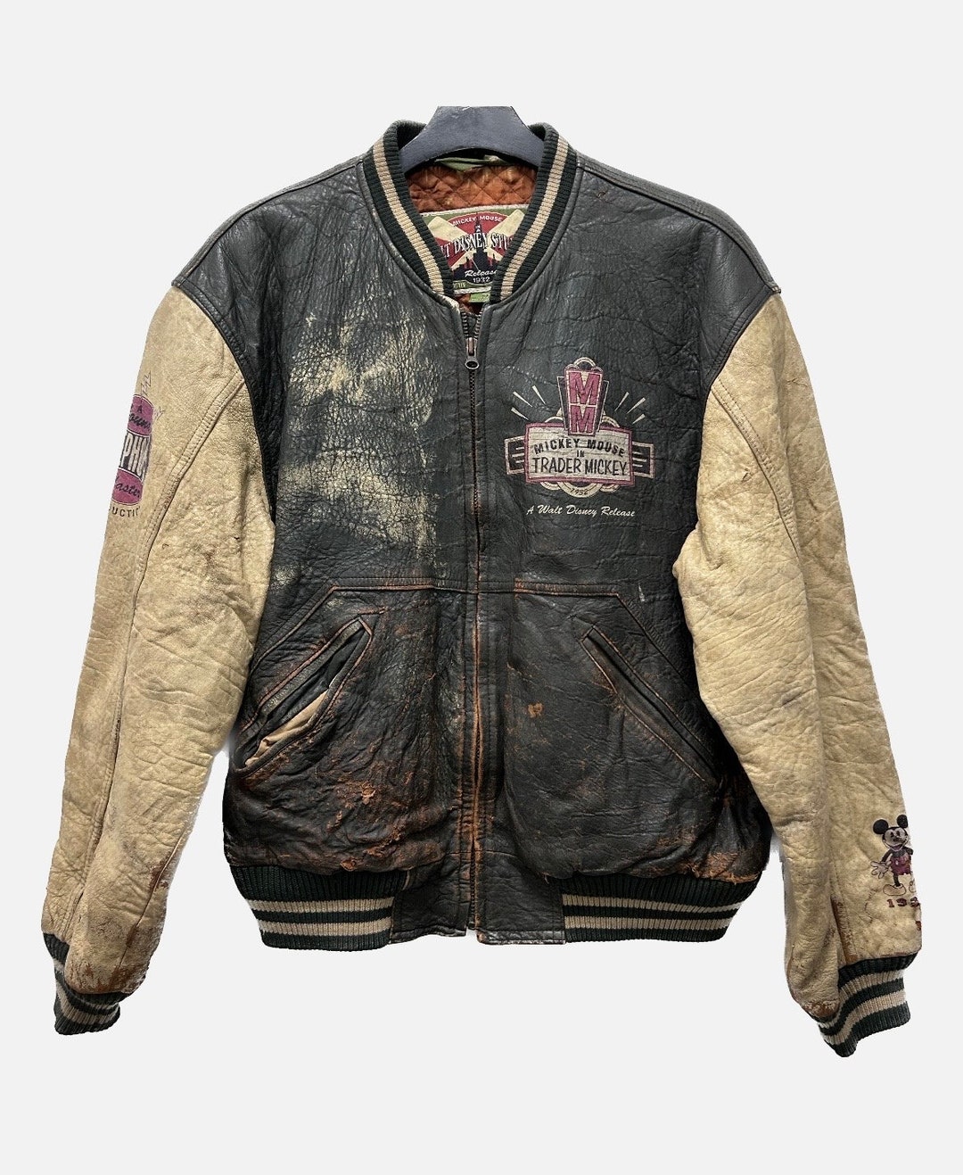 Walt Disney Studios Leather Bomber Jacket for the Release of Walt Disney Studios Leather Bomber Jacket for the Release of