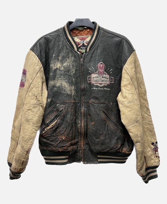 Walt Disney Studios Leather Bomber Jacket for the Release of
