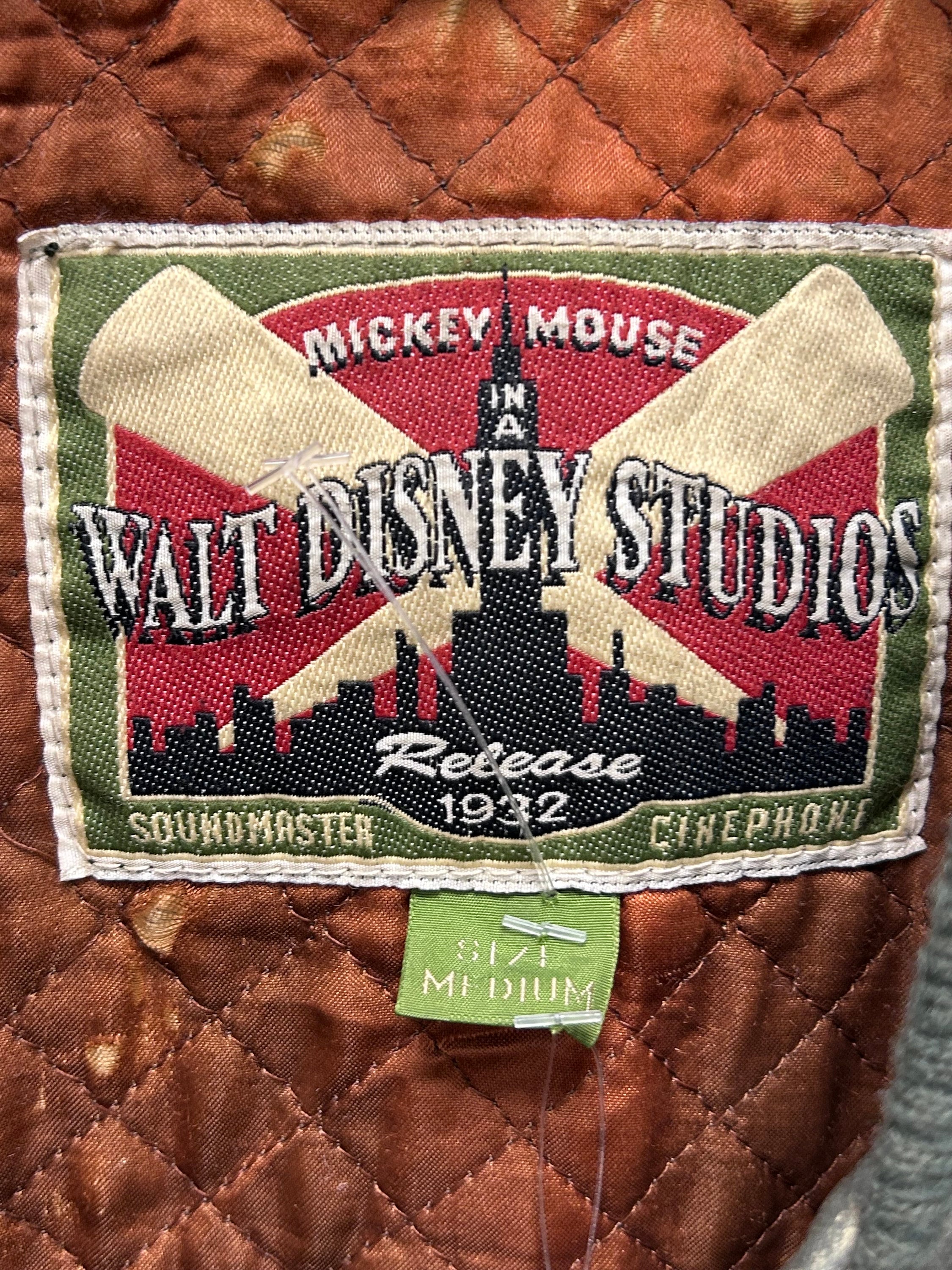 Walt Disney Studios Leather Bomber Jacket for the Release of