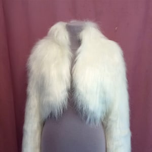 Ivor faux fur bolero Champagne bride bolero Faux fur wedding cape Bridesmaids Winter scarves Made in Ukraine