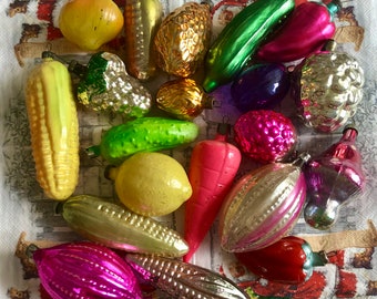 ソビエト ビンテージクリスマスオーナメント 16個セット BOX入り ソビエト ビンテージクリスマスオーナメント 16個セット BOX入り