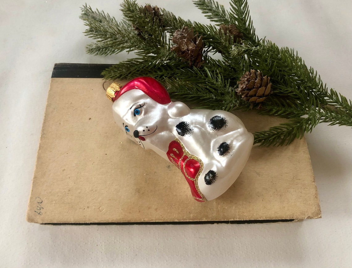 Christmas Glass Ornaments Dog Handmade Christmas Ornament Etsy UK