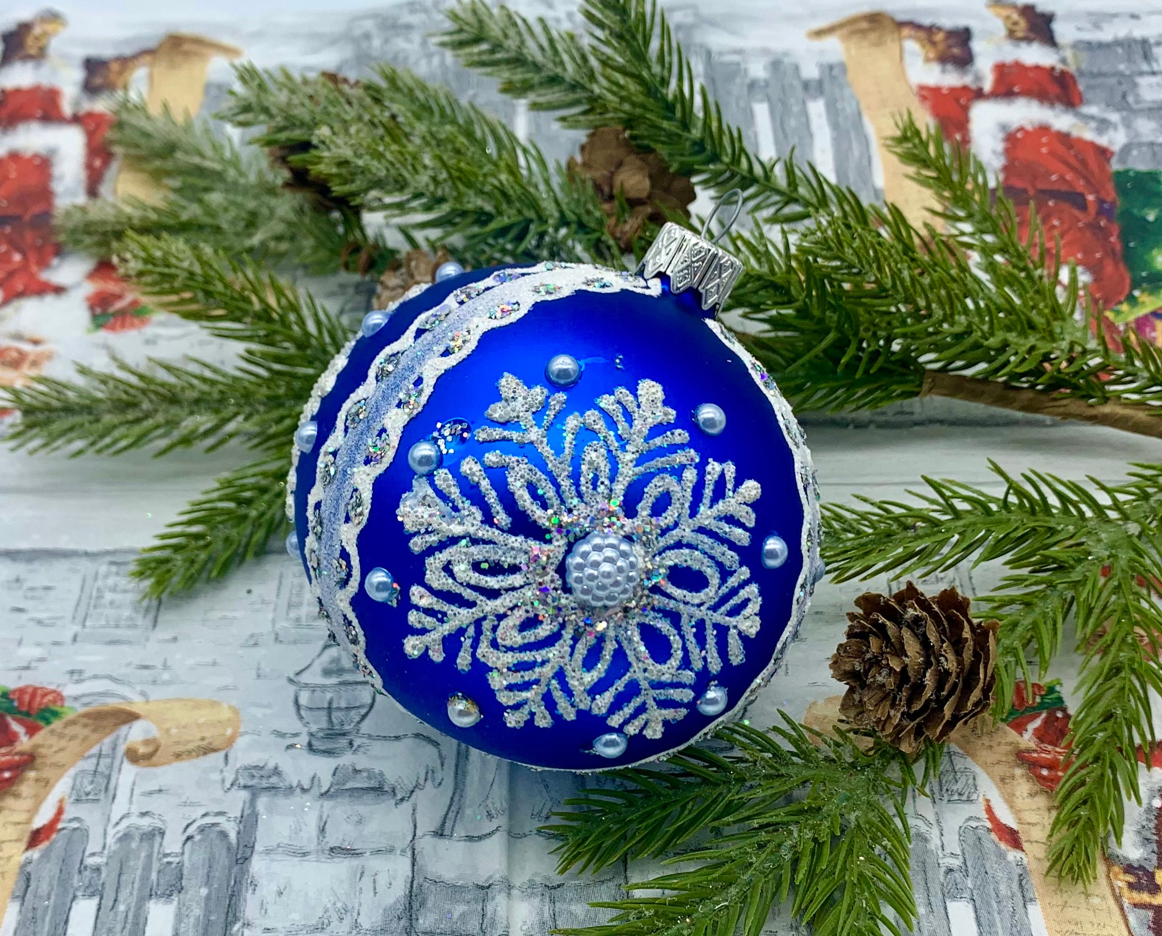  雪の結晶　ブルーボックス　オーナメント　クリスマス il_fullxfull.5492106427_lcsh.jpg