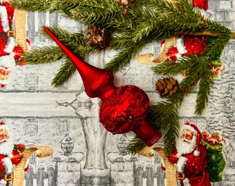 ソビエトの新年のおもちゃ クリスマスツリー トップハット 赤い星の