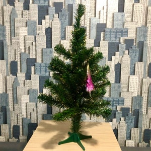 Aluminum Christmas tree 24&quot;, Green&Gold Christmas tree, Handmade Xmas Decor, Aluminum Tinsel Christmas Tree, Christmas ornament 2022