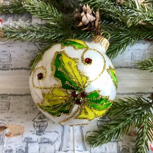 Handmade christmas glass ornaments kits