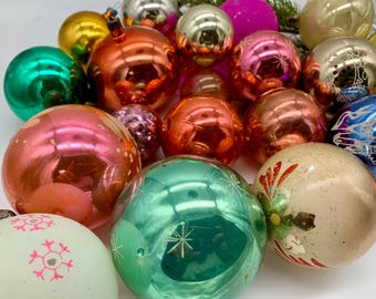 Christmas ornament set 100 assorted vintage christmas glass balls chrismas tree decoration mercury glass tree christmas gift winter decor