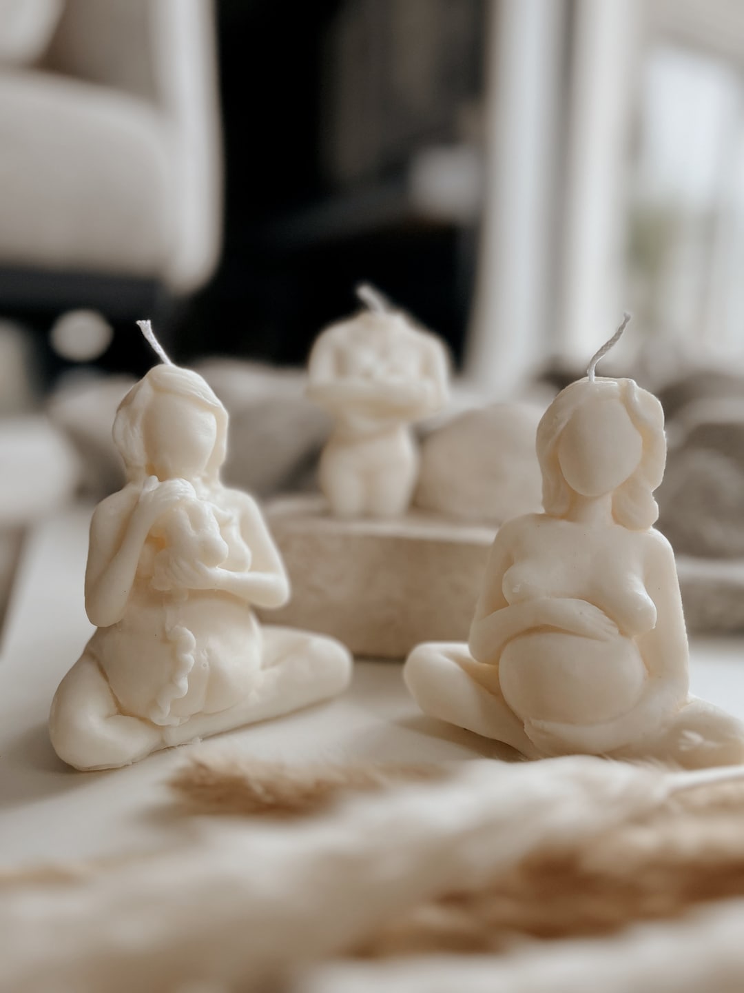 Birth Decoration Candles Pregnant Woman Pregnancy Announcement, Birth