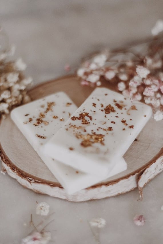 Fondant Bougie Parfumé avec Feuilles d'or