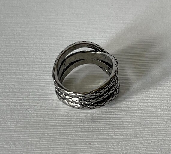 Snake ring, snake wrap ring, size 9 snake ring, s… - image 7