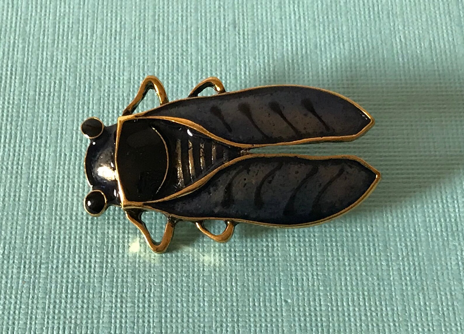 Purple Roach Brooch Beetle Brooch Halloween Brooch Etsy