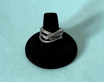 Snake ring, snake wrap ring, size 9 snake ring, snake jewelry, women's snake ring, men's snake ring, silver snake ring, biker jewelry, snake