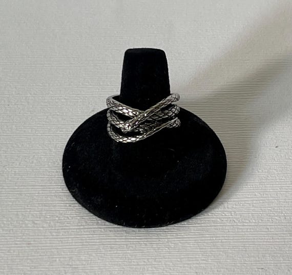 Snake ring, snake wrap ring, size 9 snake ring, s… - image 4
