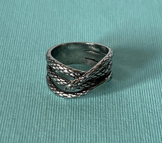 Snake ring, snake wrap ring, size 9 snake ring, s… - image 2