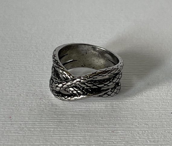 Snake ring, snake wrap ring, size 9 snake ring, s… - image 5