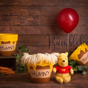 Winnie The Pooh Digital Backdrop, Digital Background, newborn backdrop, Newborn Prop. Photography Digital Backdrop, Digital Background.