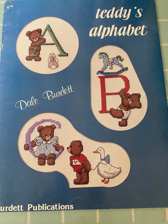 Various Patterns From Dale Burdetts Teddy Series: Pitiful Pals/teddys  Alphabet Counted Cross Stitch Books/a Teddy Bear Christmas 