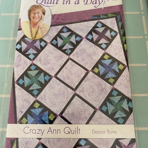 Crazy Ann Quilt Pattern by Quilt in a Day