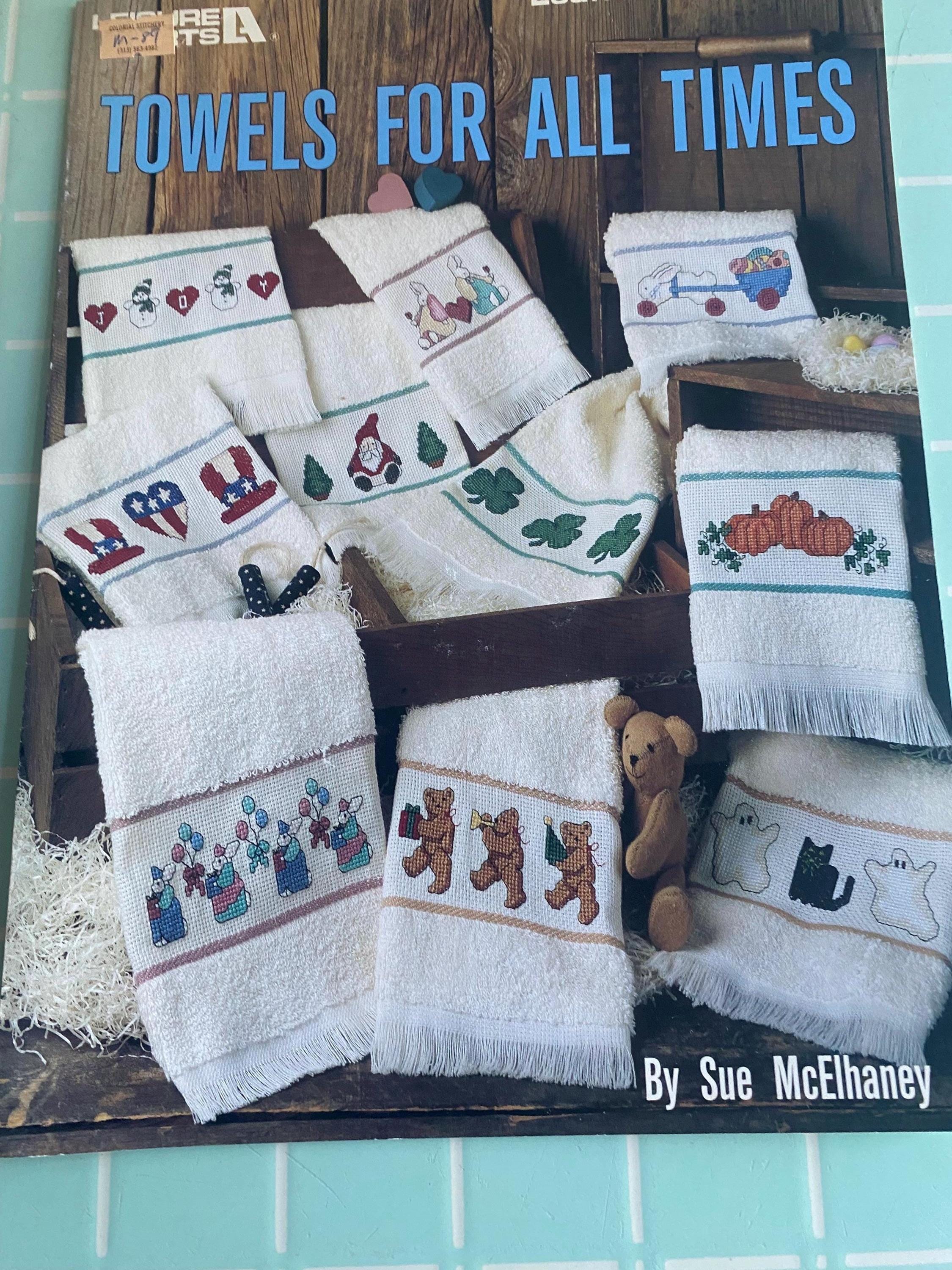 Various Fingertips towel Counted Cross Stitch Patterns for Many Occasions Etsy