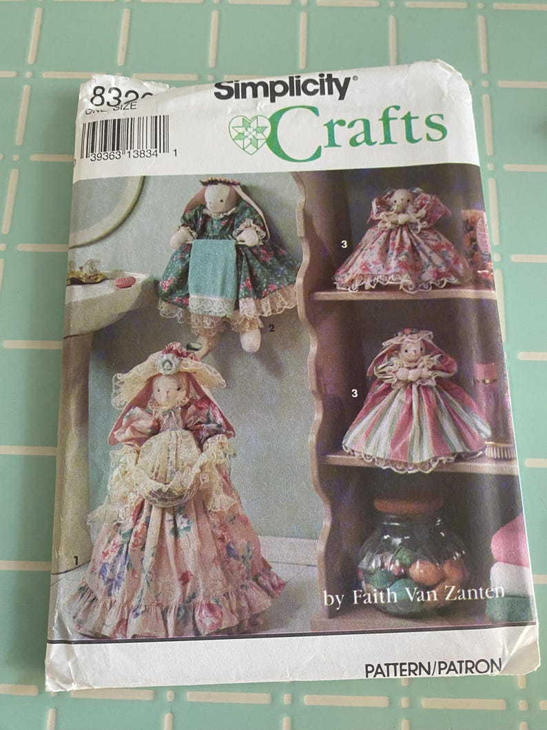 Simplicity Rabbit Patterns Bunny/rabbit Craft Patterns by Simplicity & Mccalls - Etsy