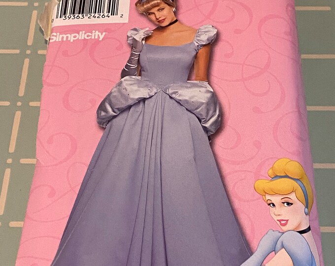 Misses Cinderella Costume Pattern Simplicity 9382 Etsy