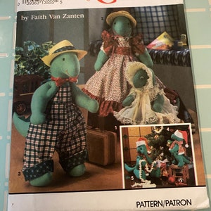 Dinosaur & Frog Craft Patterns- Simplicity