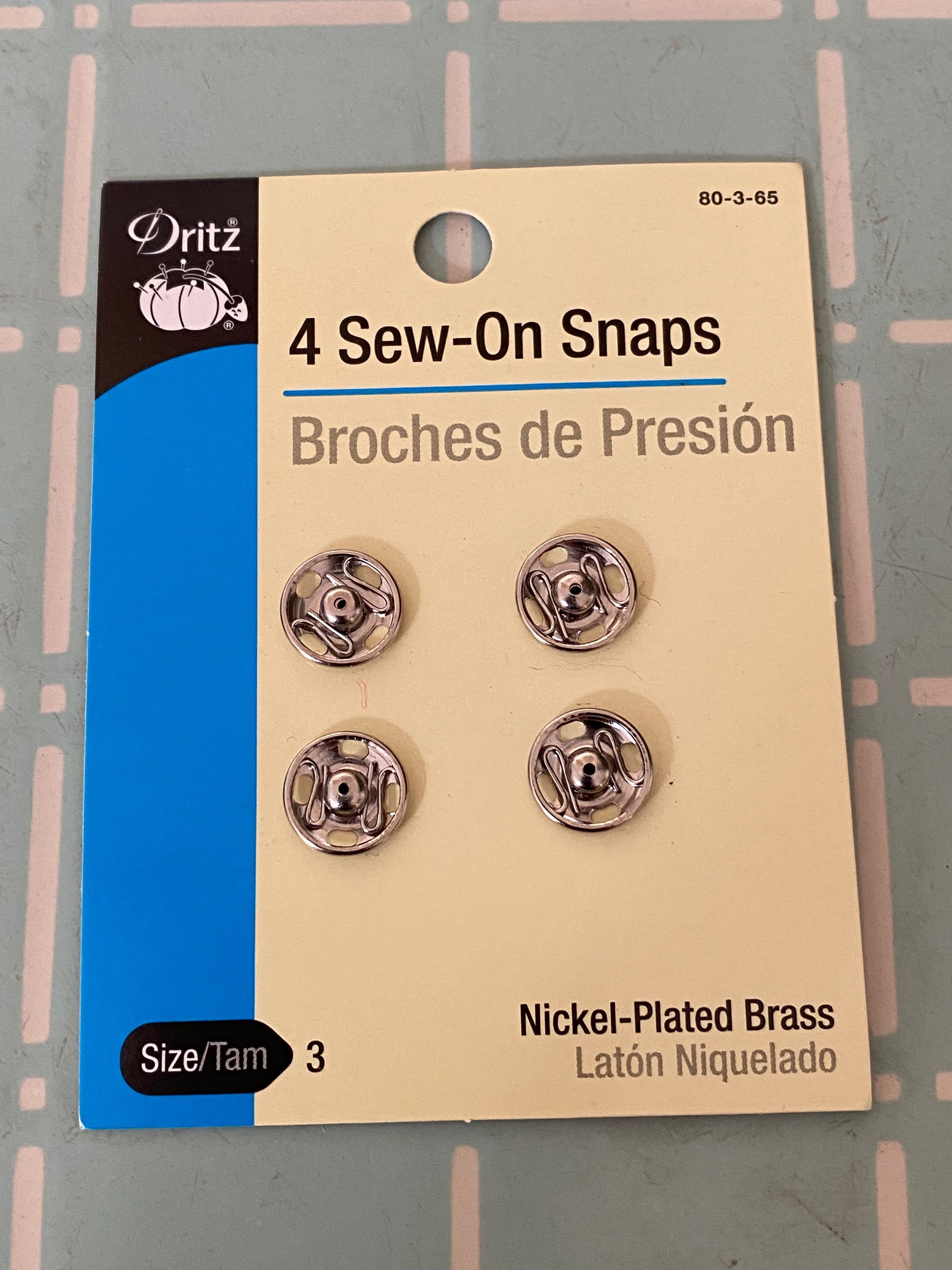 Sew On Snaps Size 4 by Dritz Etsy