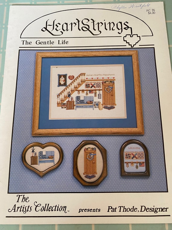 The Gentle Life Counted Cross Stitch Pattern Book by Heartstrings