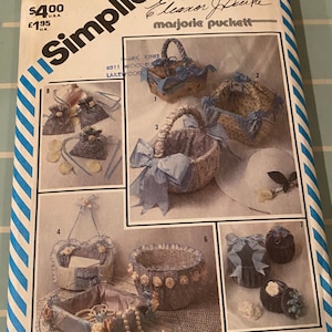String Quilted Dresser Accessories- Simplicity Pattern #5743