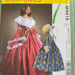 Misses Early 1900s Fancy Dress Costume Pattern- McCall’s #M4415