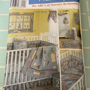 Nursery Accessories Simplicity Pattern #5488