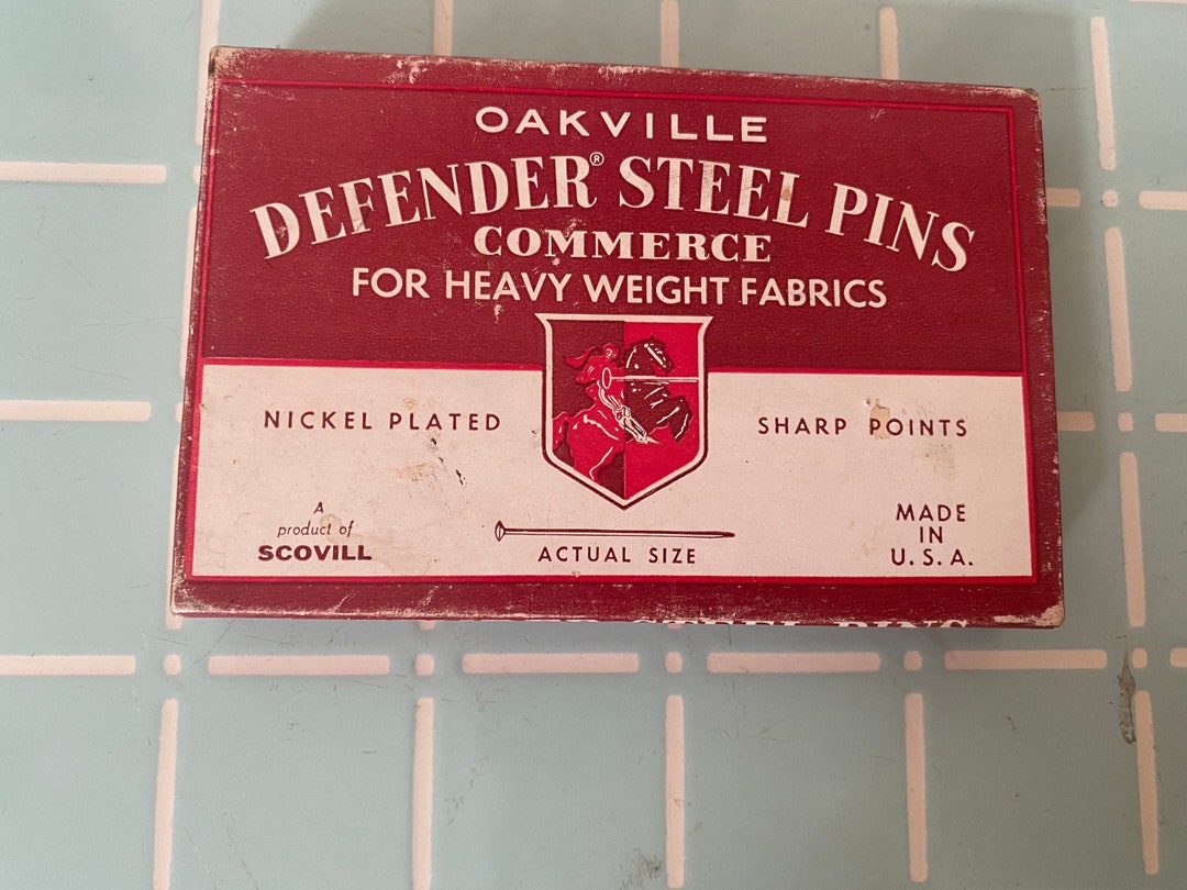 Vintage Box of Defender Steel Pins - Etsy