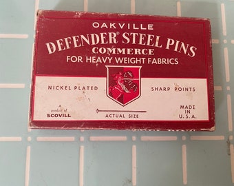 Vintage Box of Defender Steel Pins