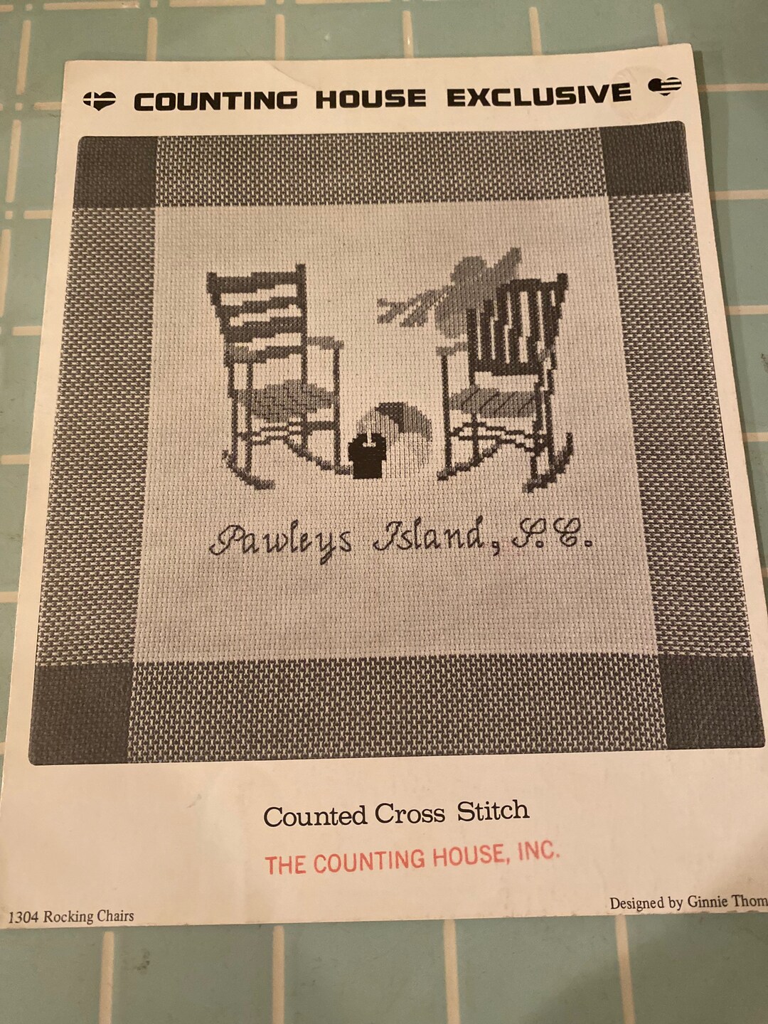 Rocking Chairs Counted Cross Stitch Pattern by the Counting House, Inc