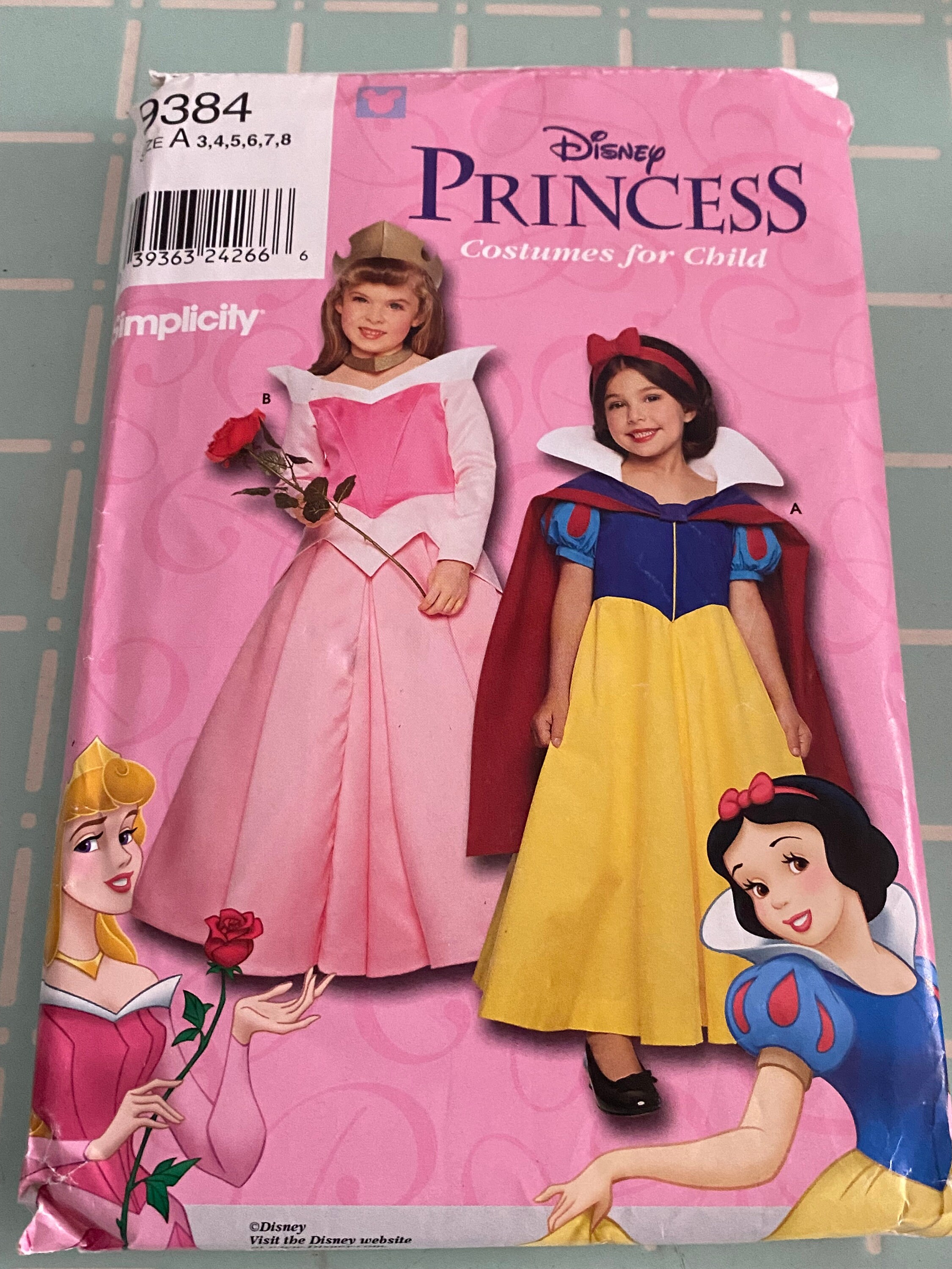 princess dress up patterns McCall's Sewing Pattern M8549 Children's and Misses Princess Costume