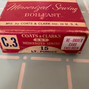 Vintage Thread, Button, and Check Boxes