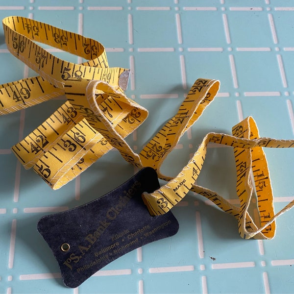 Various Vintage Measuring Tapes