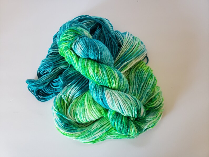 Hand dyed yarn