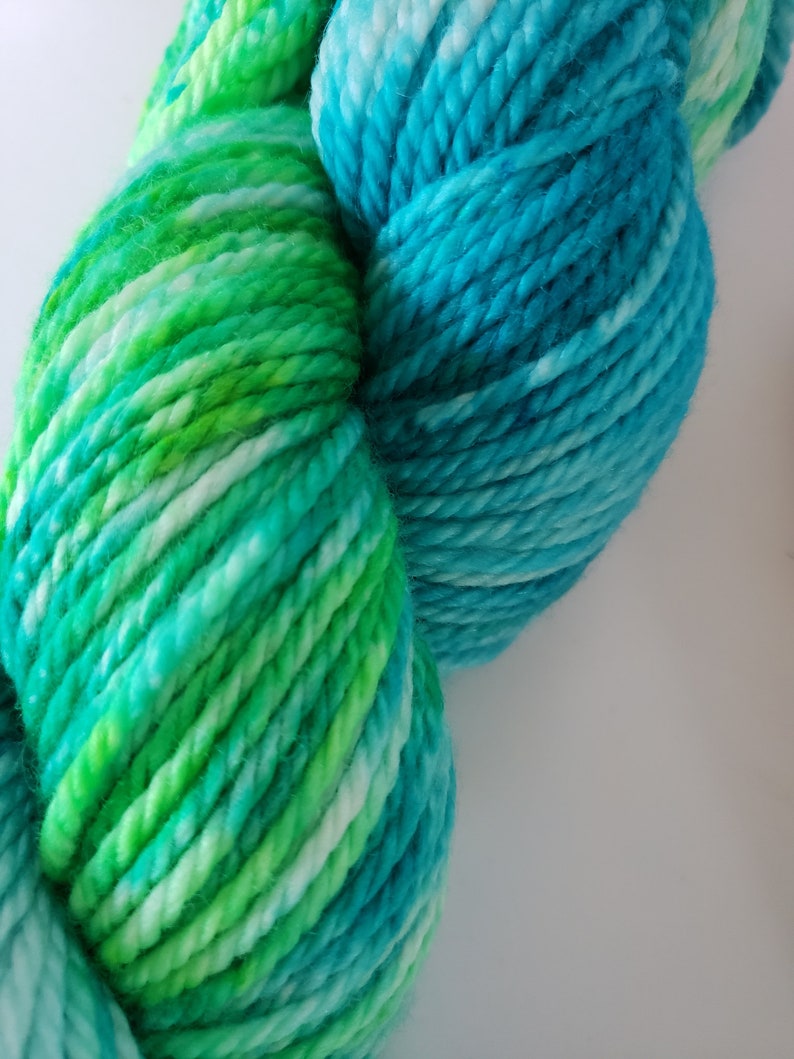 Hand dyed yarn