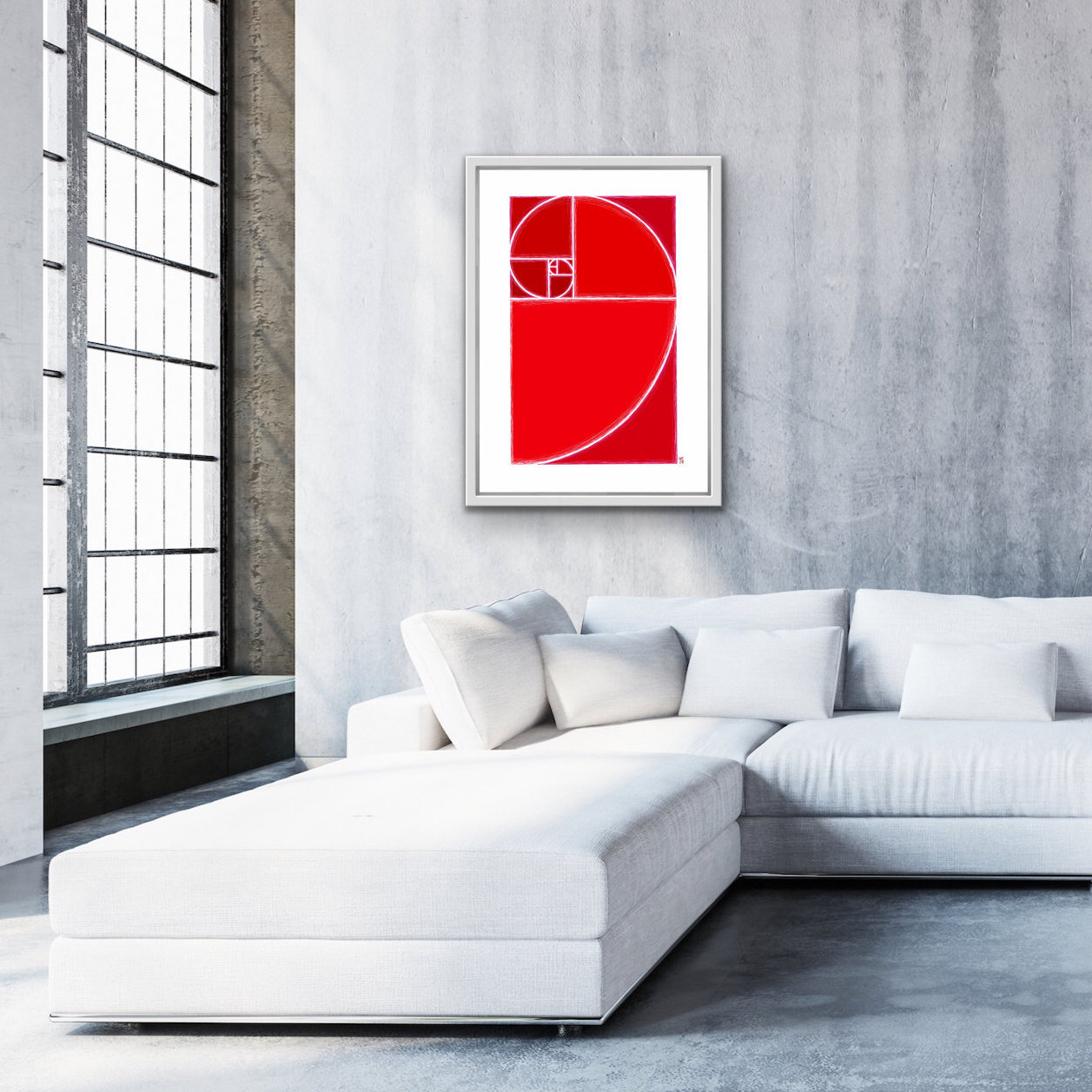 Fibonacci Sequence Art Print, Printable Wall Art, Golden Ratio ...