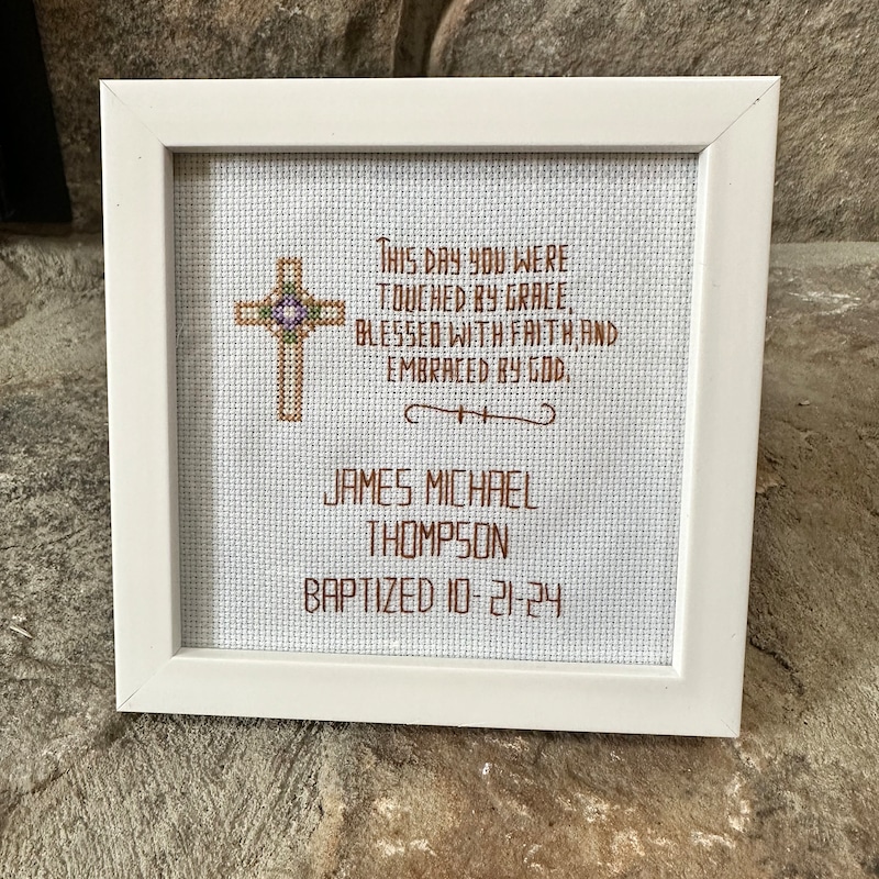 Baptism Cross Stitch Patterns - Etsy