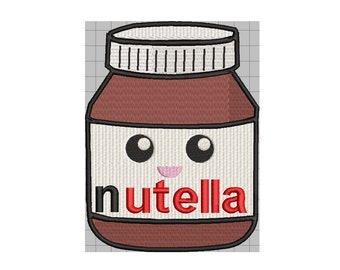 Motif de broderie Pot de tartinade au chocolat