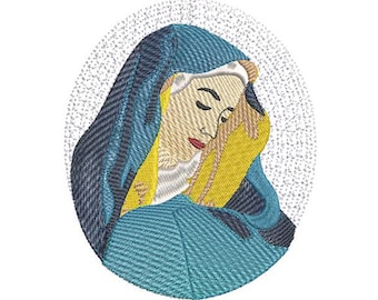 Hail Mary Prayer / Virgin Mary / downloadable embroidery design / Christmas decoration / cheap machine embroidery model